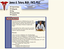 Tablet Screenshot of jamesatotoromd.com